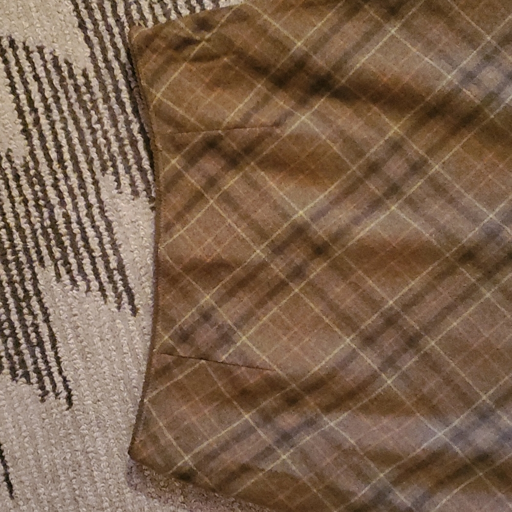 Ann Taylor Brown Plaid A-Line Skirt - Picture 3 of 12
